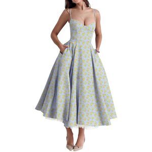 Teodora Womens  Midi Dress